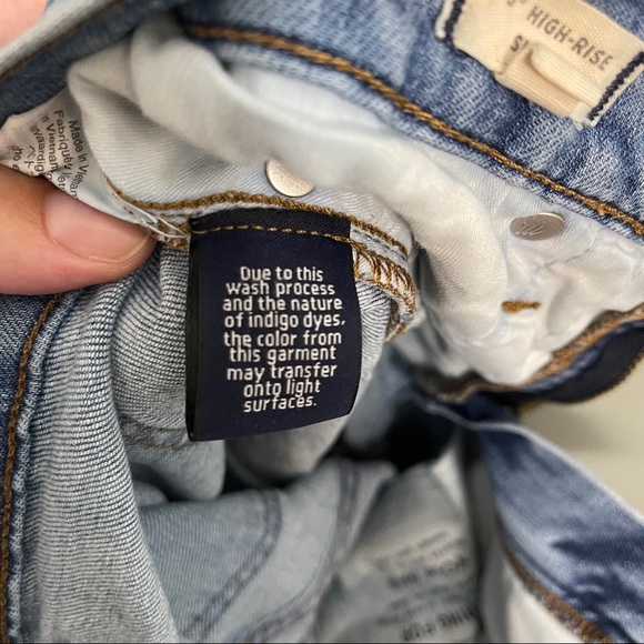 Madewell 9" High-Rise Skinny Blue Denim Jeans Size 26 - Picture 12 of 14